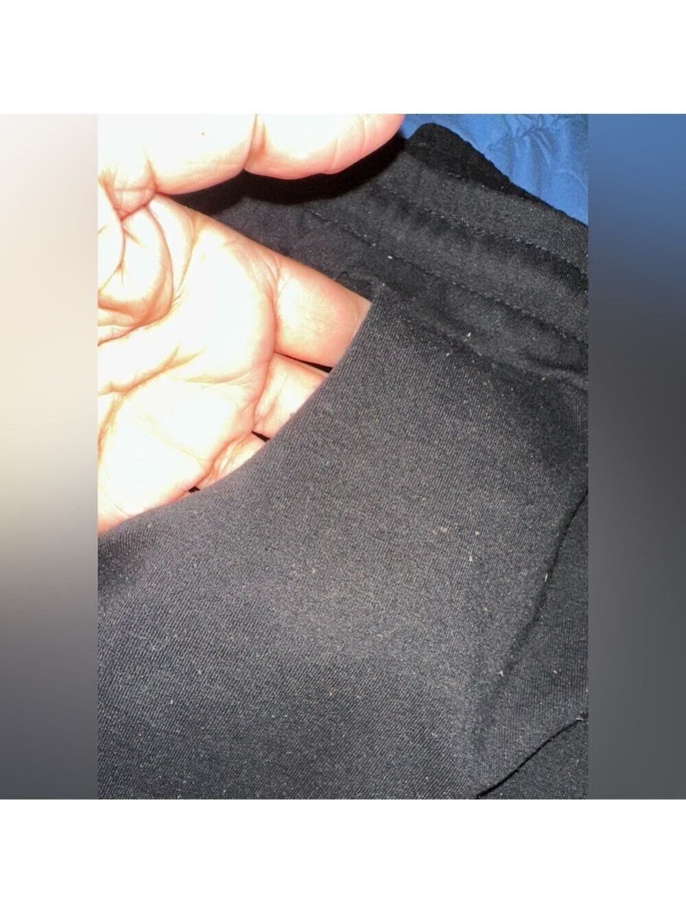 High Waisted Black Joggers - Picture 4 of 5